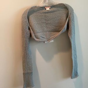 Alpaca knit shrug
